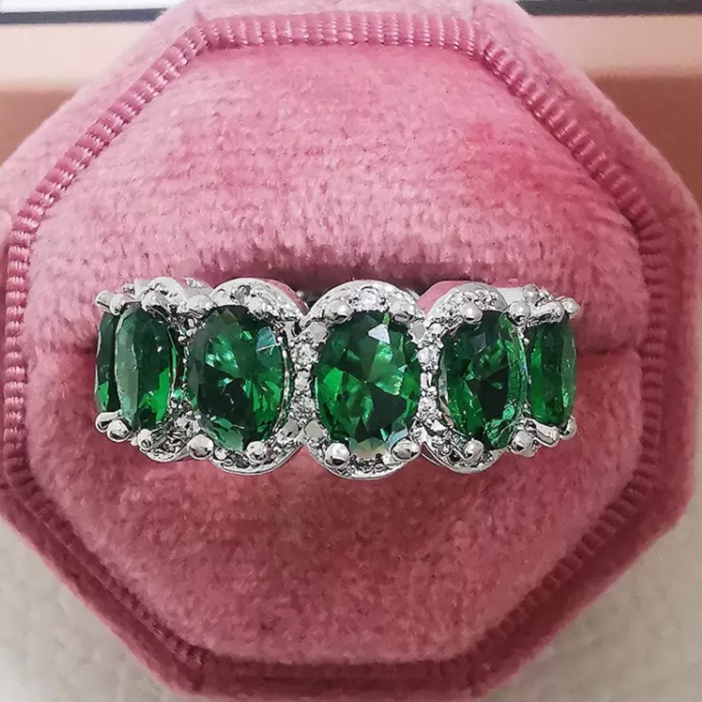 New! Beautiful Chunky Eternity Ring